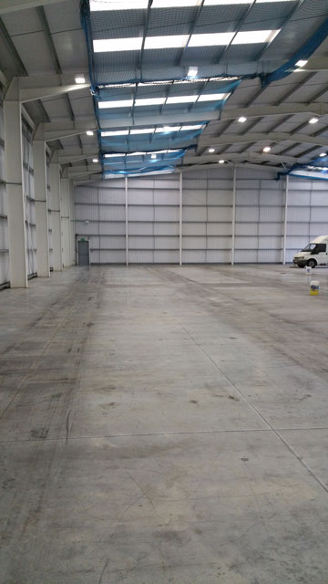 Pressure Tech commercial cleaning a warehouse in Bromley