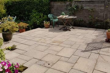 After Pressure Tech cleaned the Patio in Tunbridge Wells, Kent TN1