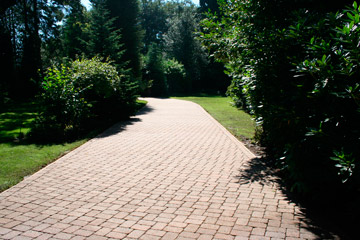 After Pressure Tech cleaned the driveway in Kent