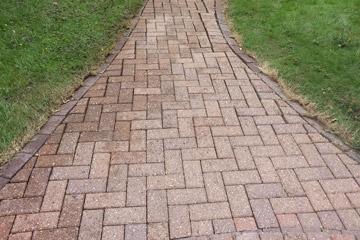 After Pressure Tech cleaned the tennis court in Sevenoaks