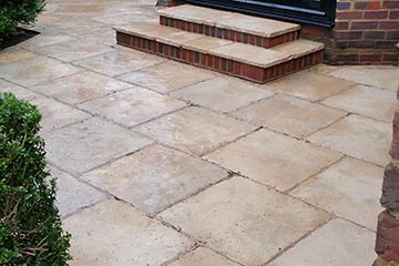 After Pressure Tech cleaned the patio in Ightham