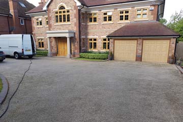 Before Pressure Tech cleaned the driveway in Kippington, Sevenoaks, Kent TN13